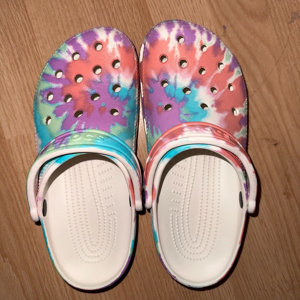 Tie Dye Crocs